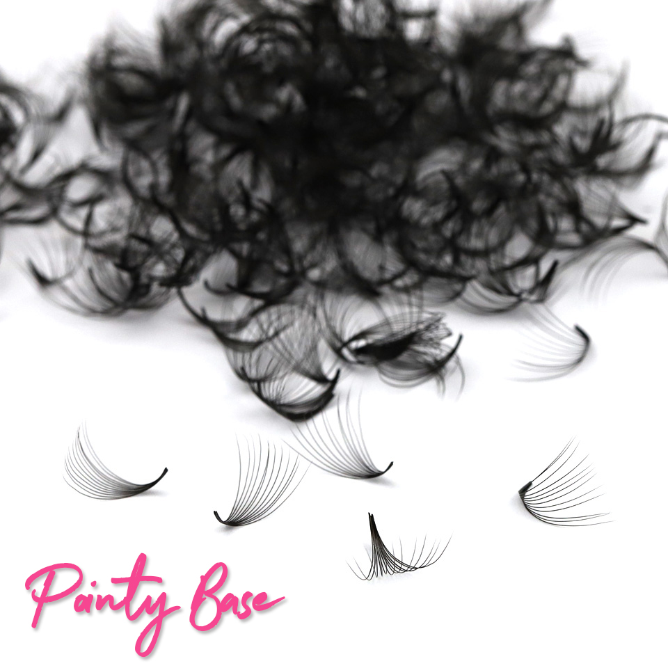 Eyelash Extension Medium - Handmade Premade Fans Pointy Base Lashes
