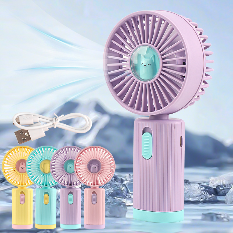 Eyelash Extension Course - Cute Mini Handheld Fan USB Rechargeable