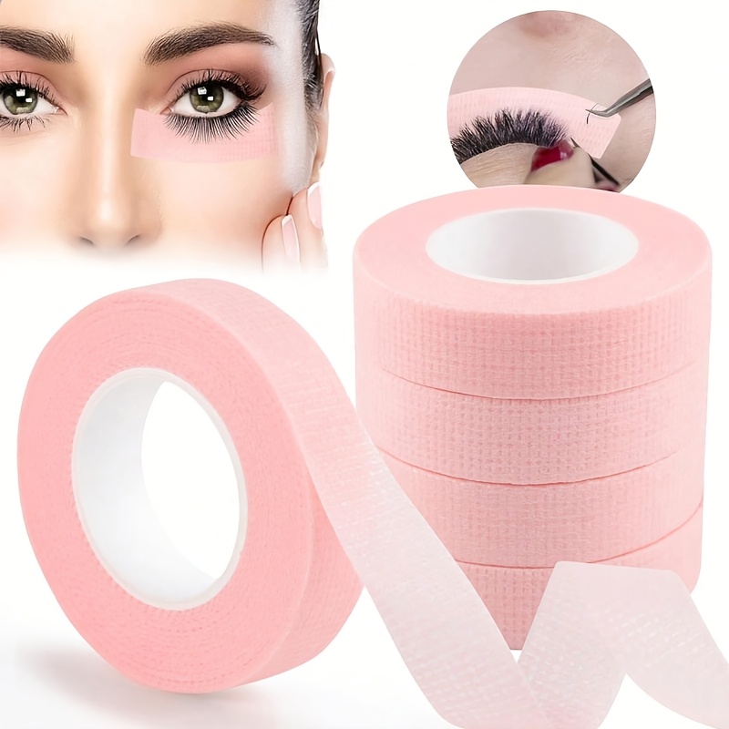 Tape Breathable Lash - 3 Rolls Microporous Eye Makeup Tape,