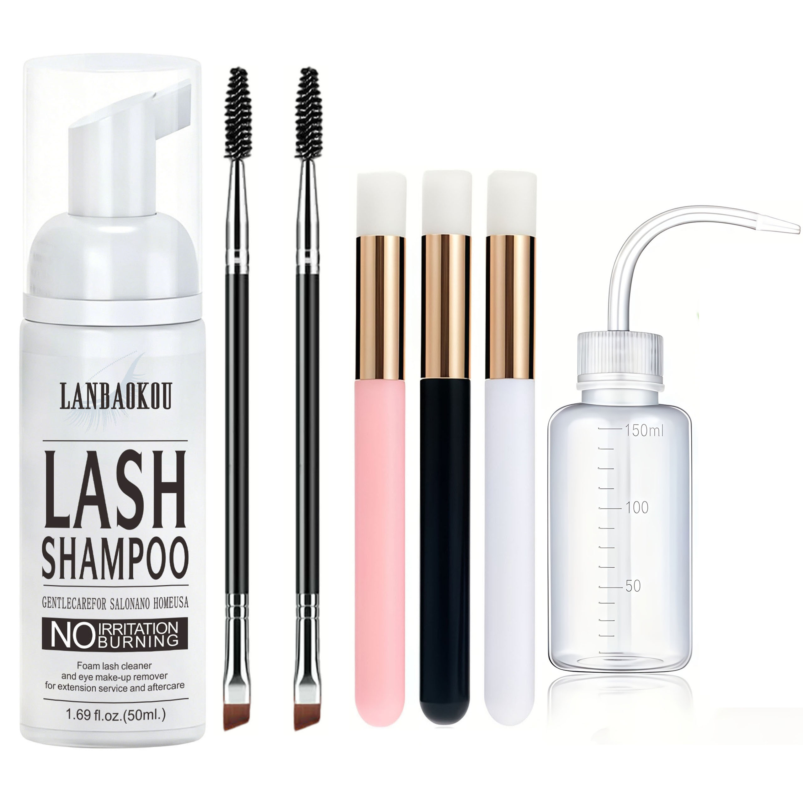 Eyelash Extension Foam Cleanser - Lash Shampoo for Eyelash 50ML +
