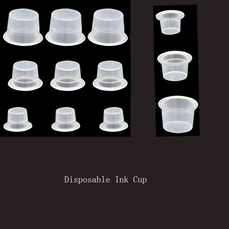 Eyelash Extension Medium - Disposable Tattoo Ink Cups Small Medium