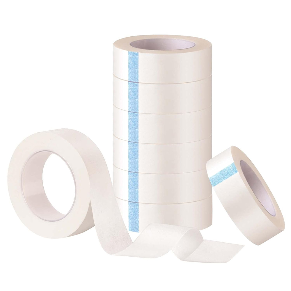 Tape Breathable Lash - 5Rolls White Eyelash Tape Adhesive Eyelash