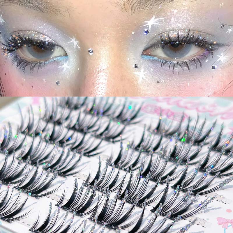 Eyelash Extension Korea - Mixiaohe Korean Style Self-Adhesive Diamond Lashes