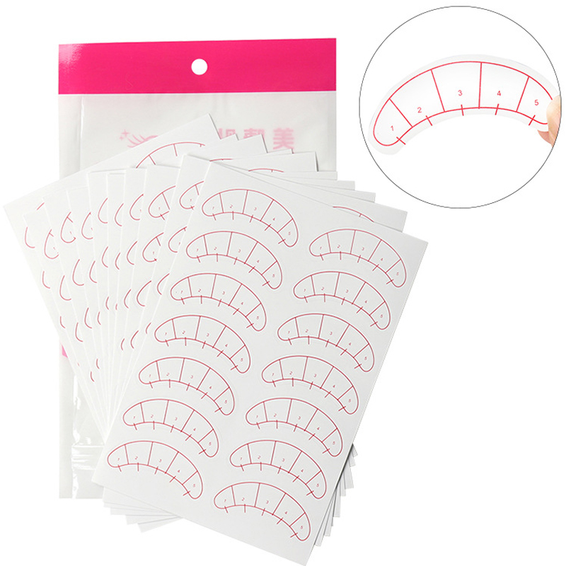 Lash Mapping Sticker - 70/140 Pairs Lash Mapping Stickers Under
