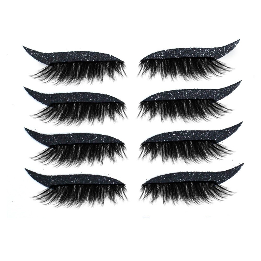 Lash Mapping Sticker - 4 Pairs Lazy Eye Shadow Eyelash
