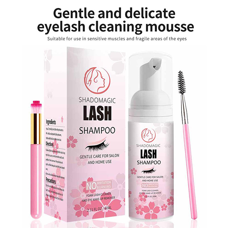 【A】60ML Fast Cleaning Lash Sha - Eyelash Extension Foam Cleanser 评论和价格