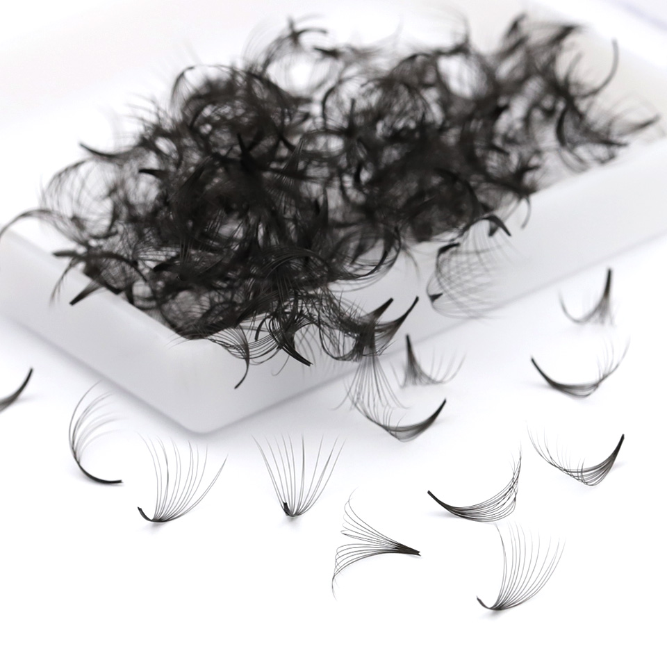 Handmade Premade Fans Pointy B - Eyelash Extension Medium 评论和价格