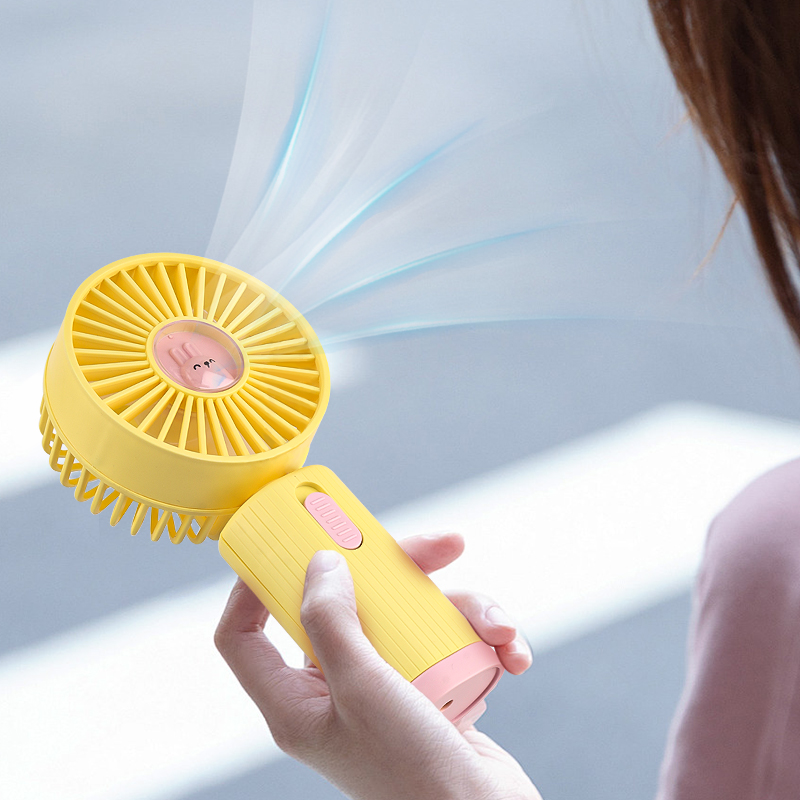 Cute Mini Handheld Fan USB Rec - Eyelash Extension Course 评论和价格