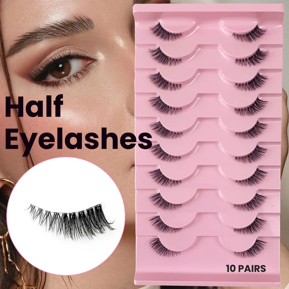 AMSDCN 10 pairs of 3D syntheti - Eyelash Extension Medium 评论和价格