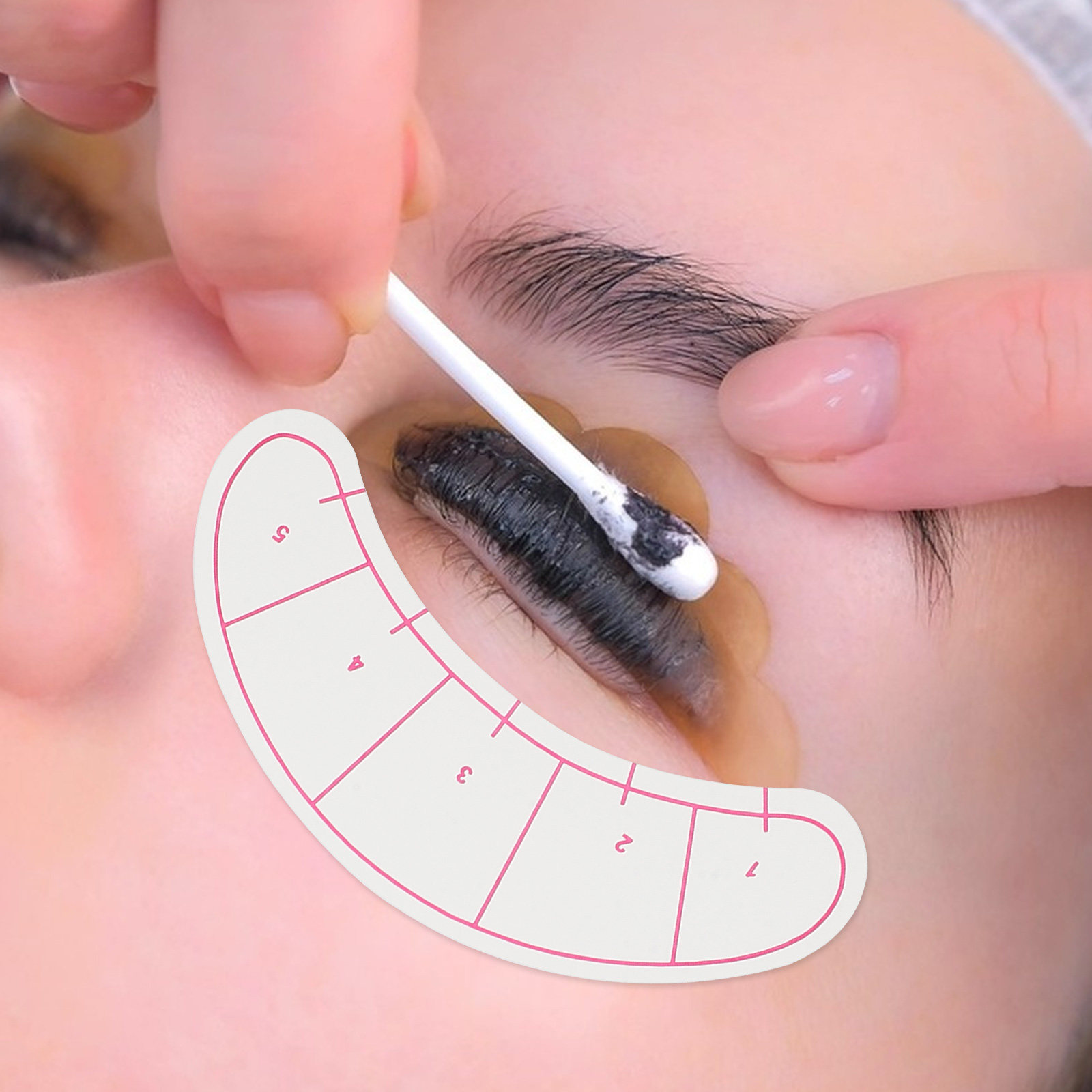 10 Sheets Eyelash Extension Pa - Lash Mapping Sticker 评论和价格