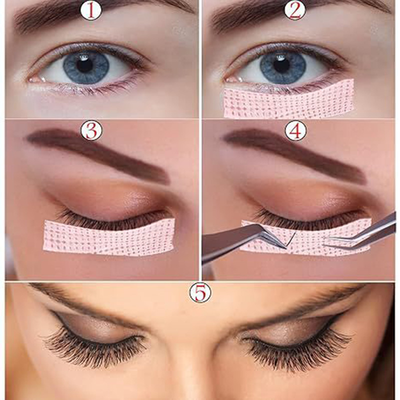 1 Rolls Eyelash Extension Lint - Lash Mapping Sticker 评论和价格
