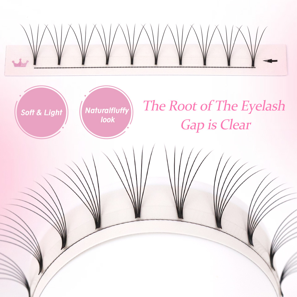 AGUUD Soft Natural Premade Vol - Eyelash Extension Remover At Home 评论和价格