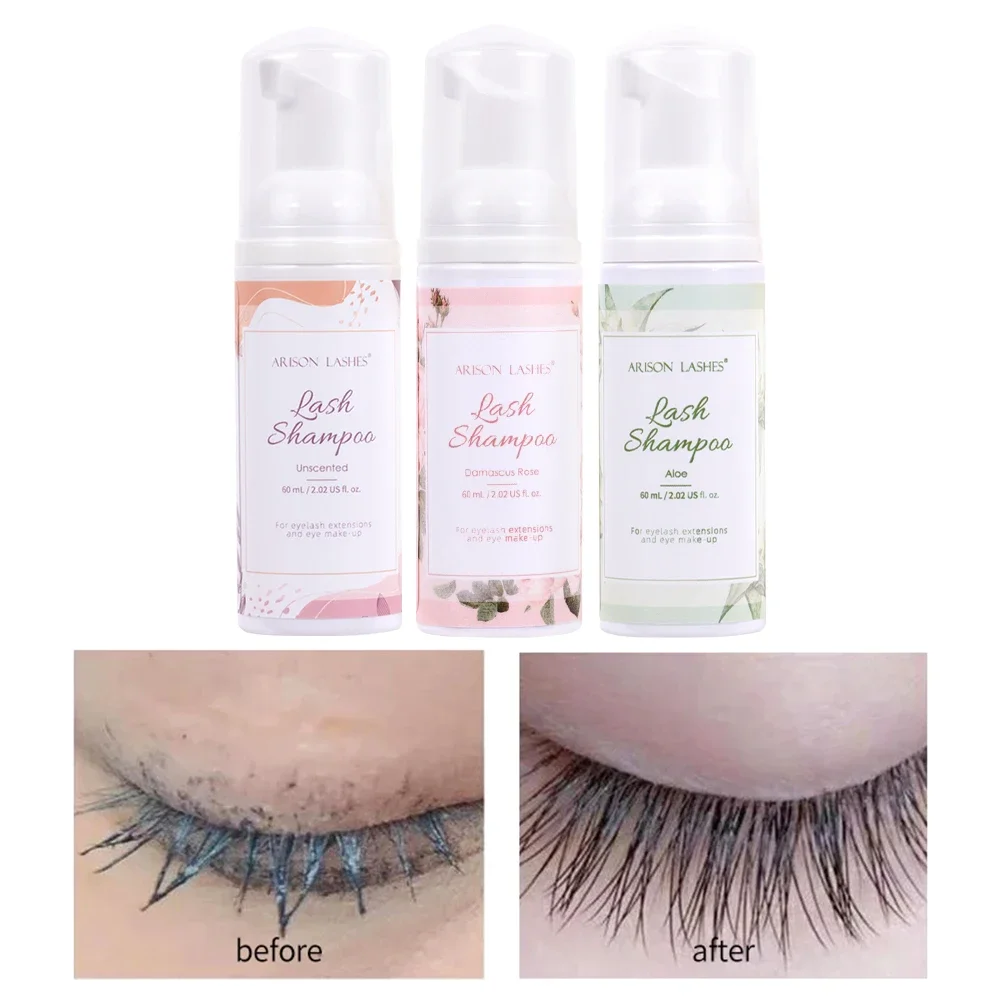 ARISON10 Bottles 60ml Eyelash  - Eyelash Extension Foam Cleanser 评论和价格
