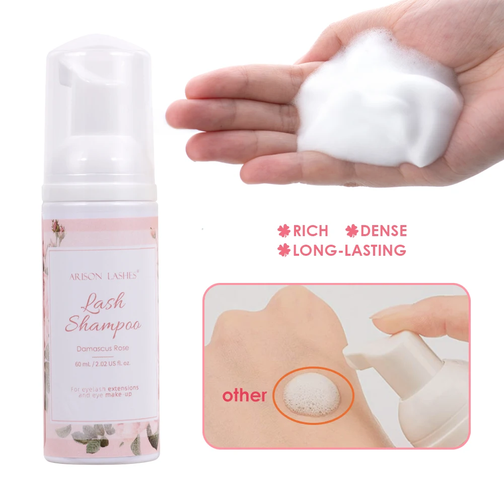 ARISON10 Bottles 60ml Eyelash  - Eyelash Extension Foam Cleanser 评论和价格