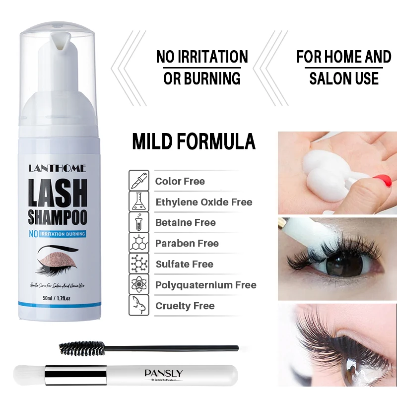50ML Pro Eyelash Extension Sha - Eyelash Extension Foam Cleanser 评论和价格