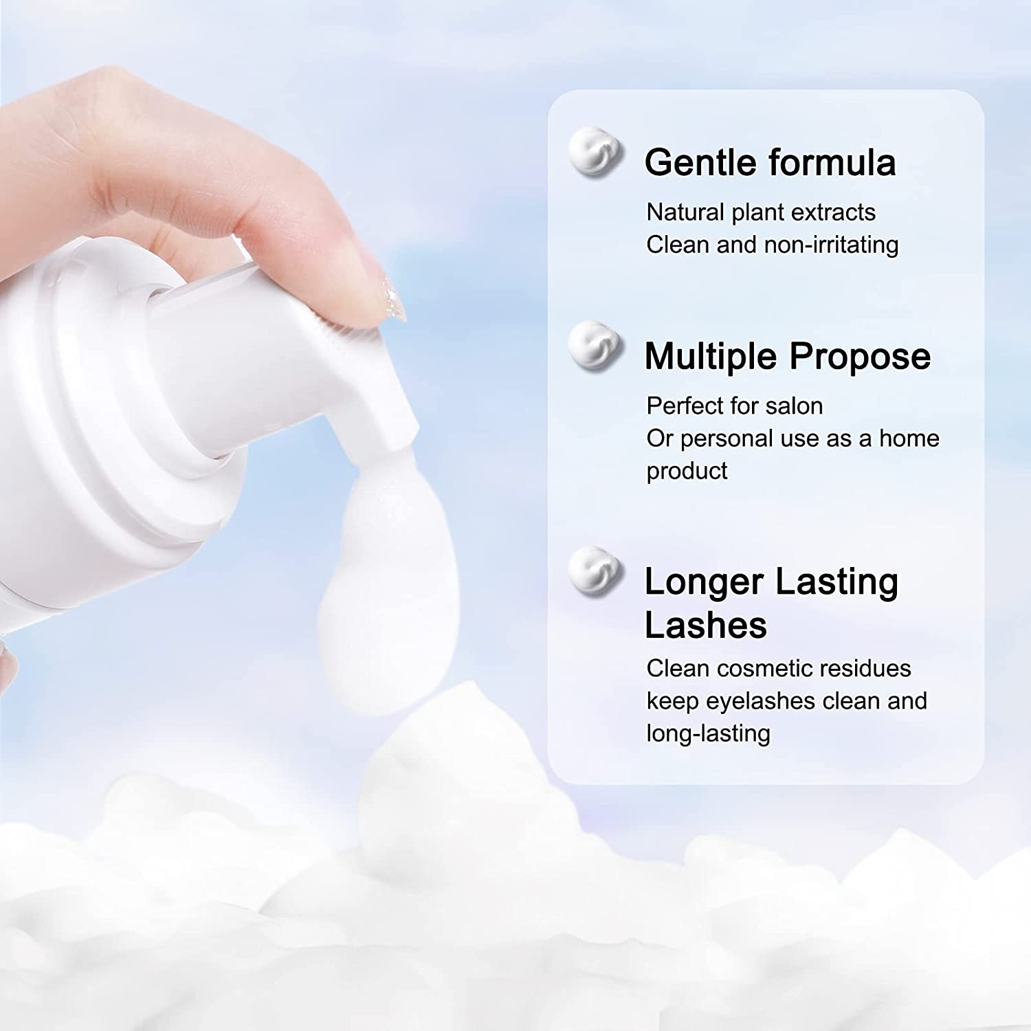 50ML Lanthome Pro Eyelash Exte - Eyelash Extension Foam Cleanser 评论和价格