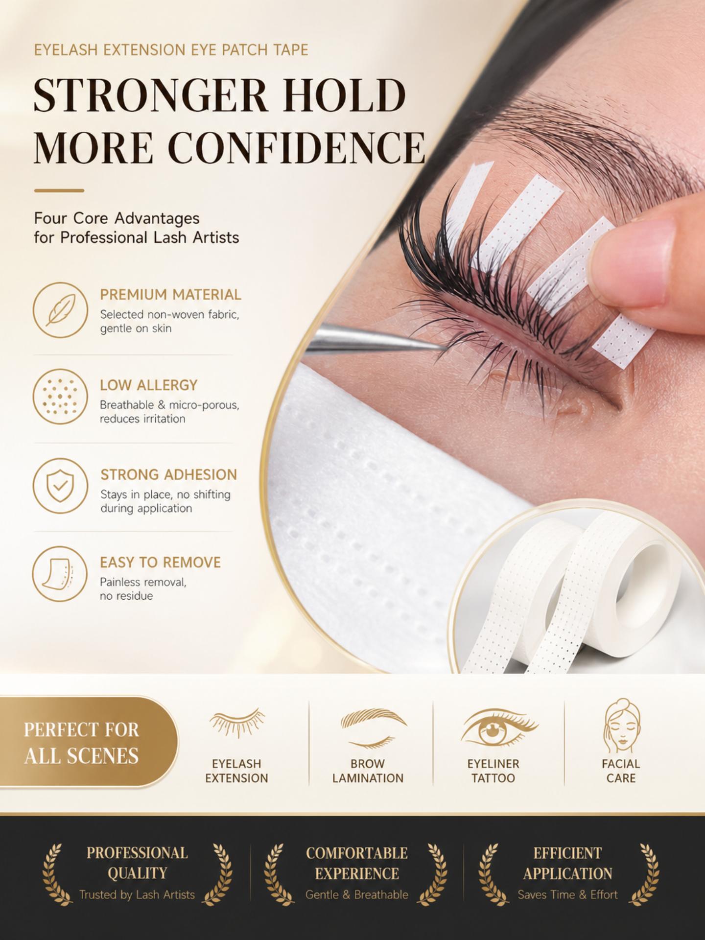 10 Rolls 0.16in Lash Tape Micr - Tape Breathable Lash 评论和价格