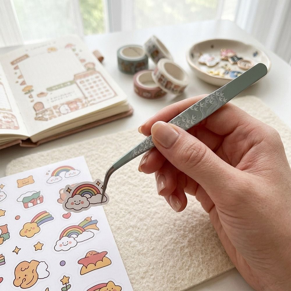 Stainless Steel Curved Sticker - Lash Mapping Sticker 评论和价格