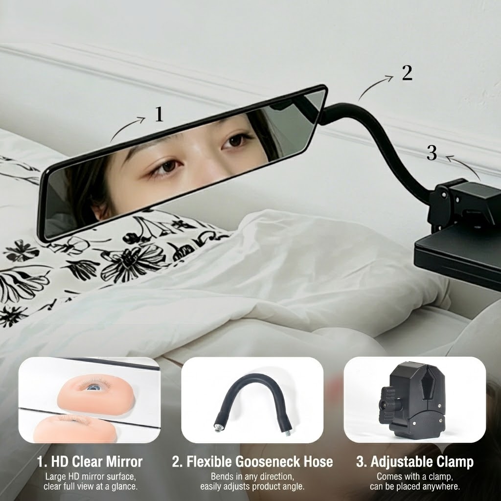 New Eyelash Extension Mirror A - Eyelash Extension Course 评论和价格
