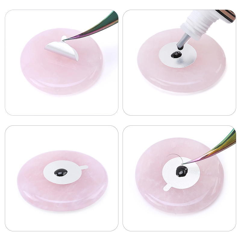 Glue Pallet Eyelashes Extensio - Eyelash Extension Remover At Home 评论和价格