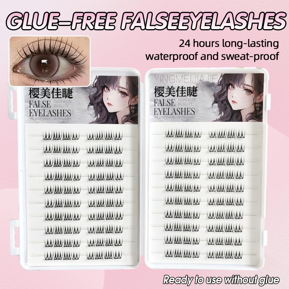 U Shape Glue-free False Eyelas - Eyelash Extension Korea 评论和价格