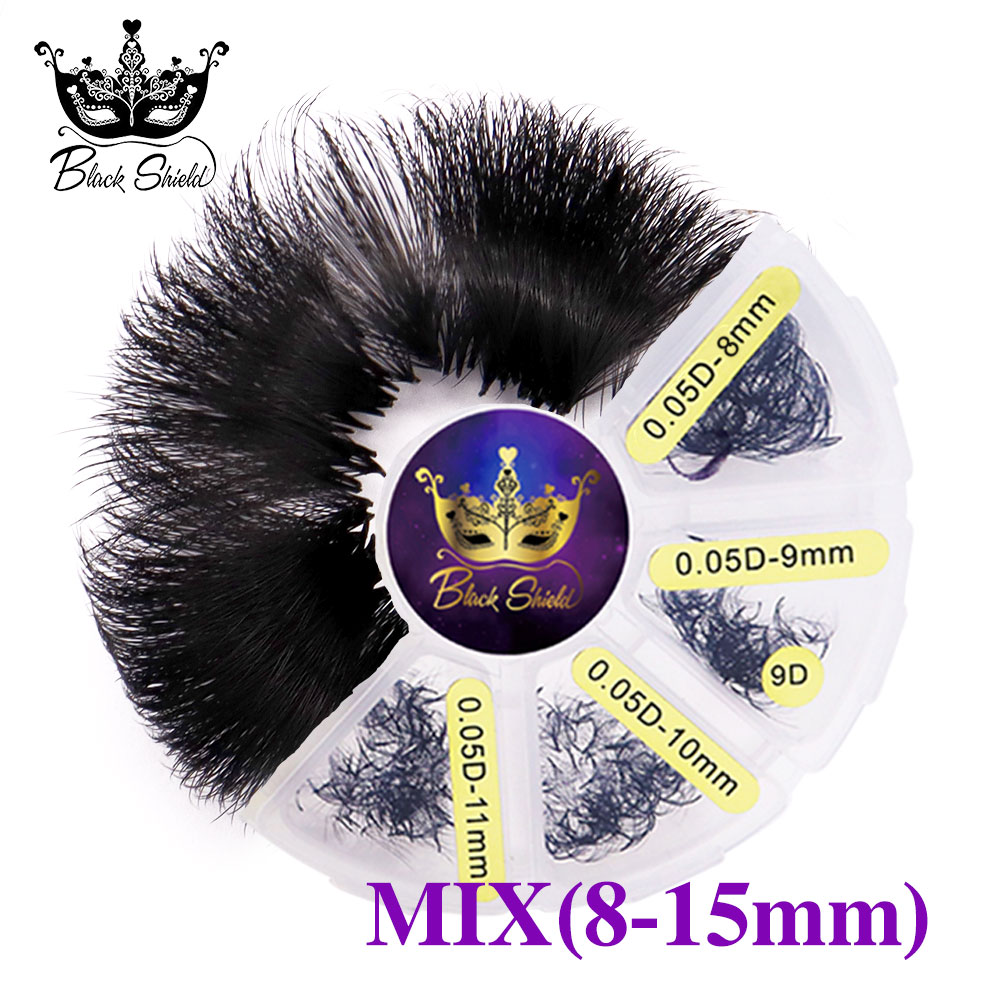 1000 Fans Loose Fan Mixed Leng - Eyelash Extension Medium 评论和价格
