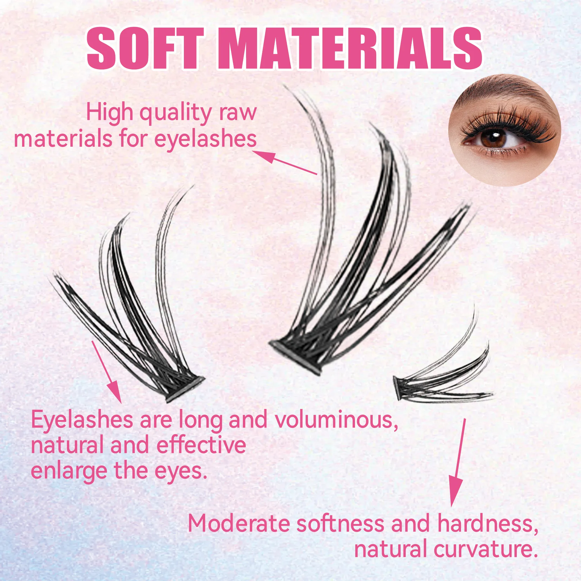 Eyelashes 200 PCS Clusters Las - Eyelash Extension Remover At Home 评论和价格