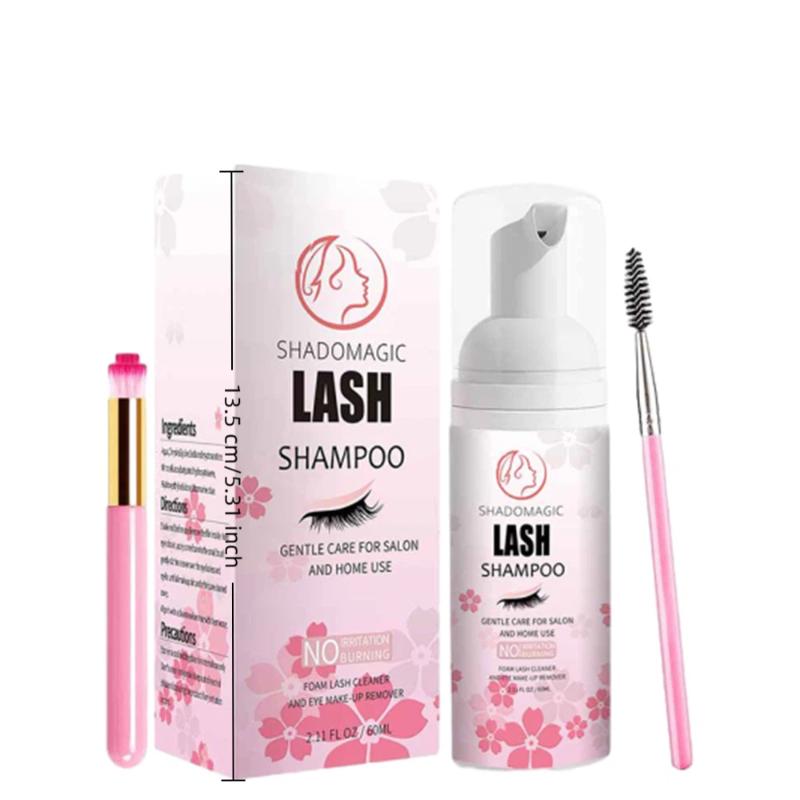 Lash Shampoo 60ML Fast Eyelash - Eyelash Extension Foam Cleanser 评论和价格