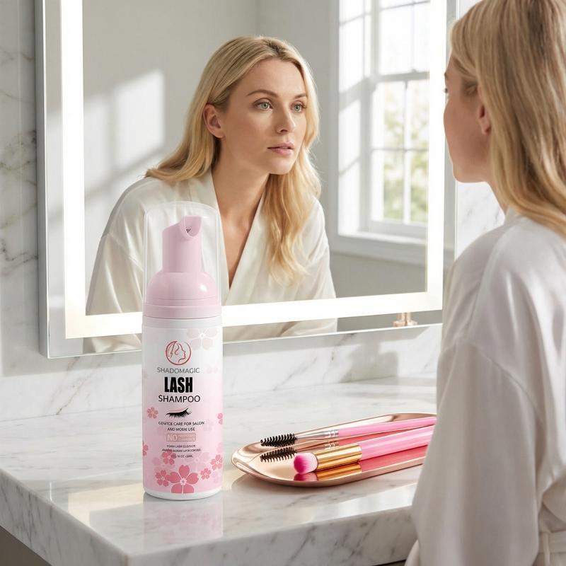 Lash Shampoo 60ML Fast Eyelash - Eyelash Extension Foam Cleanser 评论和价格