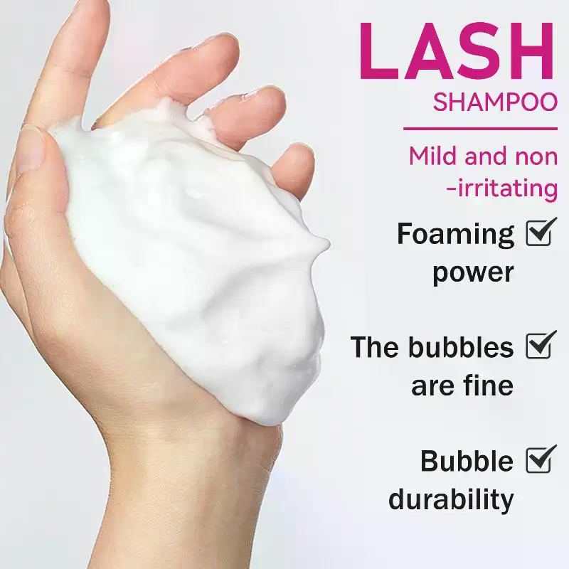 40ml Eyelash Extension Shampoo - Eyelash Extension Foam Cleanser 评论和价格