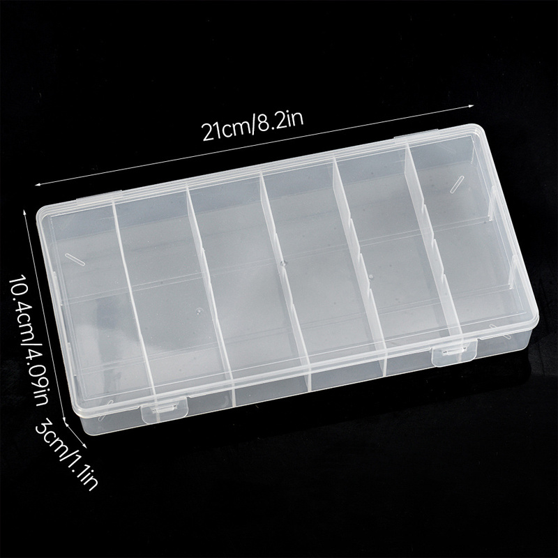 6-compartment storage box, pla - Eyelash Extension Course 评论和价格