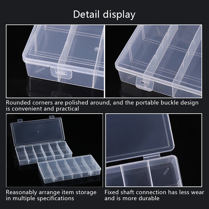 6-compartment storage box, pla - Eyelash Extension Course 评论和价格
