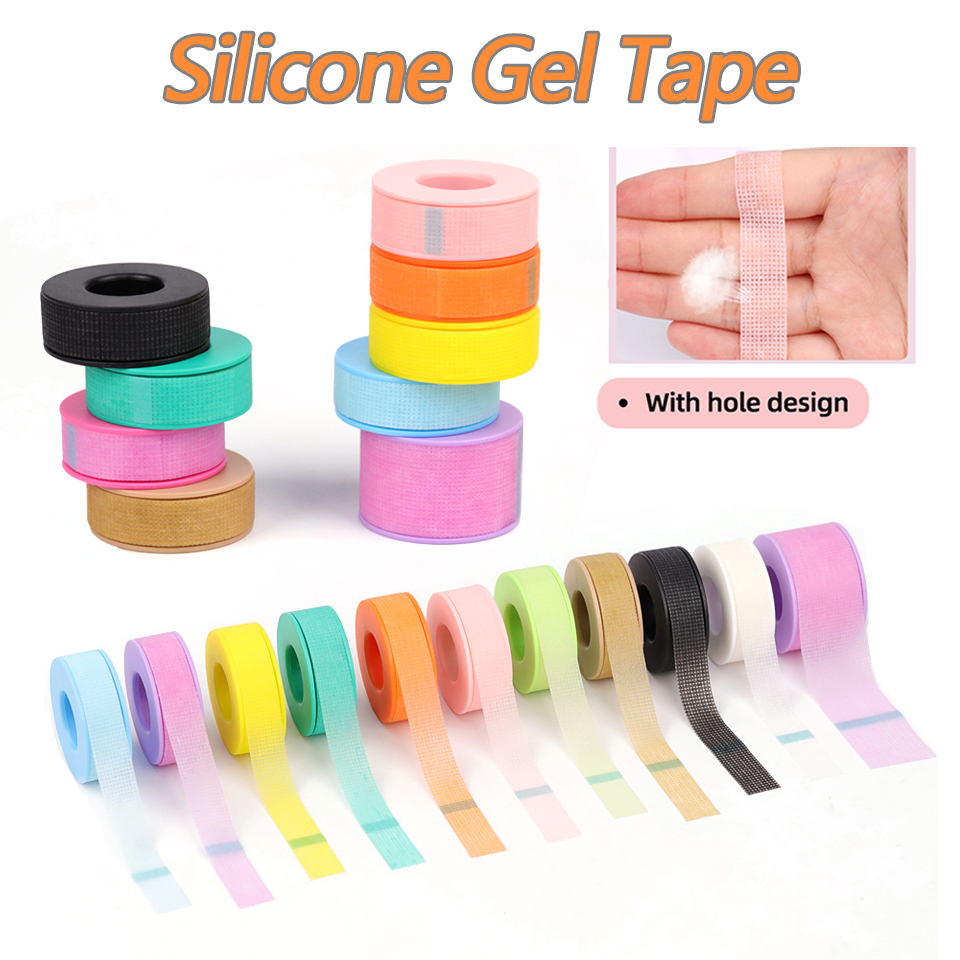 10 Rolls Silicone Gel Eyelash  - Tape Breathable Lash 评论和价格