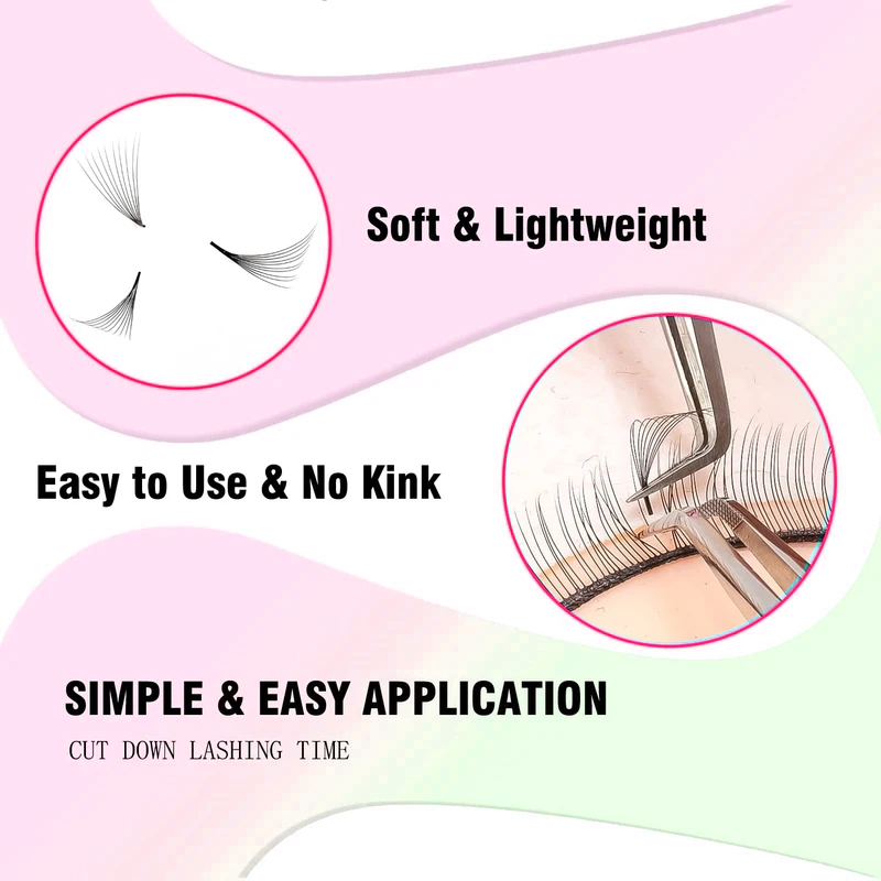 TDANCE 1000 Fans Loose Fan Las - Eyelash Extension Medium 评论和价格